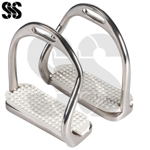 Estribos de Equitación de Acero Inoxidable Duradero con Reposapiés de Goma, Accesorios para Sillas de Montar, Colores y Tamaños Personalizados al por Mayor - Product Image 4