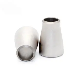 Pipe Fittings Polished Stainless Steel 316 2Inch 5Inch 8Inch Concentric Reducer Titanium Gr1 Gr2 Gr7 Gr12