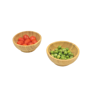 Bols à salade en bambou massif écologiques personnalisés de haute qualité peints à la main Art populaire conception de fleurs décoration de la maison en gros - Product Image 4