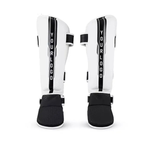 Vente en gros de protège-tibias coussinets chauds Arts martiaux coup de pied boxe Taekwondo protège-cou-de-pied MMA protège-tibia en mousse avec fonction de protection - Product Image 2