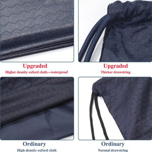 High Quality Custom Zipper Hasp Closure Stylish Design Soft Handle Linen Unisex Waterproof Polyester Outdoor <b>Drawstring</b> <b>Backpack</b> - Product Image 5