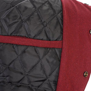 Veste universitaire personnalisée avec broderie à l'écusson bicolore Nouveau design formel Vente en gros Manches en laine et cuir Impression personnalisée - Product Image 4