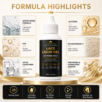 Fabricant de gel pour perruques en dentelle sous marque privée avec formule transparente à séchage rapide et tenue forte pour les marques de perruques