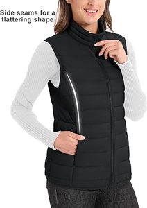 Venta Directa de Fábrica, Chaleco Acolchado con Cierre y Cuello en V, Personalizable, Transpirable, de Alta Calidad, para Hombre, Invierno, Casual - Product Image 2