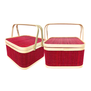 Hot Selling Product Perfectly Packed: Bamboo <b>Baskets</b> for Picnics and Presents with High Quality - Product Image 1