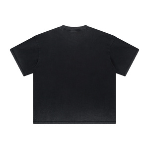 Logo personnalisé T-shirts surdimensionnés à coupe lourde de haute qualité Gym Fitness Vintage T-shirts pour hommes - Product Image 6