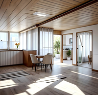 Maison préfabriquée moderne en conteneur de 20 pieds, structure en acier, isolée, pour famille, design personnalisé