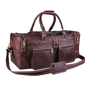Low Moq Custom Service Competitive Price <b>Leather</b> Duffle <b>Bags</b> New Style Waterproof Unique Solid Color <b>Leather</b> <b>Duffel</b> <b>Bag</b> - Product Image 3