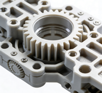 Composant mécanique imprimé en 3D de haute précision, pièce fonctionnelle à structure complexe, fabrication sur mesure, tolérance de 0,1, déformation thermique à 85°C