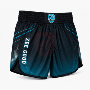 Pantalones Cortos Personalizados de Muay Thai para Boxeo, Kickboxing, Entrenamiento, Gimnasio, para Hombres y Mujeres, Sublimados, para MMA - Product Image 2