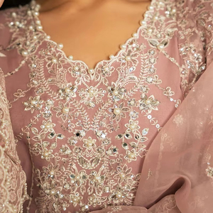 Meilleur costume en mousseline de soie personnalisé pour femmes Salwar Kameez robe de soirée fantaisie entièrement personnalisée par le fabricant et le fournisseur - Product Image 1