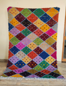 พรมถักมือทำด้วยมือทำด้วยผ้าขนสัตว์แบบถักมือสำหรับห้องนั่งเล่นโรงแรมปรับแต่งขนาดได้ - Product Image 4