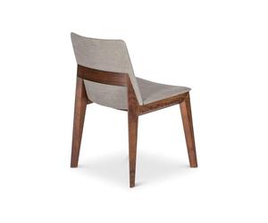 Mobilier de projet de restaurant d'hôtel de qualité supérieure utilisant des chaises de tapisserie d'ameublement en bois de salle à manger en noyer - Product Image 5