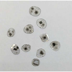 Corte de Diamante Natural Suelto de 4-7 mm, Tono Sal y Pimienta, Claridad VS2, Excelente Corte, Certificado para Joyería, Cristal - Product Image 2