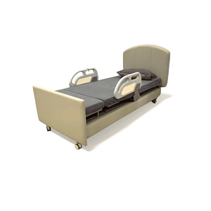Cama de Hospital Manual Ergonómica ECU ECO PRO con Certificación ISO para Cuidados Intensivos y Enfermería, Fabricada en Metal y ABS - Product Image 1