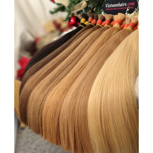 Mejor precio Extensión sin costuras natural Recto 100% Cabello humano Remy Extensiones de cabello de color personalizado de Vietnam - Product Image 3
