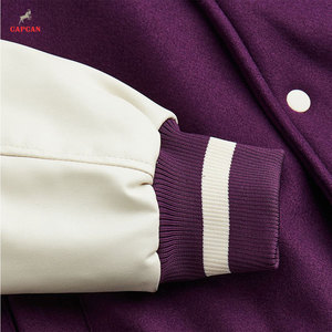 Veste d'hiver décontractée structurée à finition lisse, col montant, construction durable, détails de couture propres, écologique, légère - Product Image 6