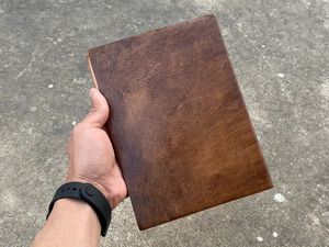 Tùy chỉnh bìa cứng Sketchbook với in logo tái chế Kraft xoắn ốc da Bìa trống vẽ Pad máy tính xách tay - Product Image 4