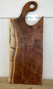 Tabla de Cortar Rectangular de Madera KALATRI, para Cortar Alimentos, Uso Doméstico y en Restaurantes, Ecológica, Apta para Lavavajillas, Hecha a Mano - Product Image 2