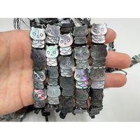 Perles en vrac en forme de coquillage d'ours mignon