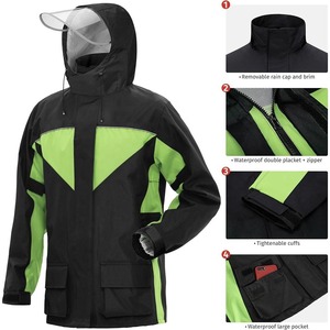 Rain Suit Professional <b>Hi</b> <b>Vis</b> Waterproof Winter Jacket and <b>Pant</b> High Visibility Reflective Safety All Sizes Customizable Logo - Product Image 5