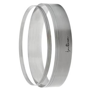 Juego de 2 Moldes para Pastel de Acero Inoxidable de Precisión IGINIO MASSARI 3534 para Ghidini Cipriano por Pastory Kitchen Tools - Product Image 1