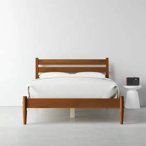 Minimalist Solid Wood <b>Bed</b> <b>Frame</b> - Product Image 3