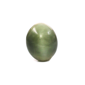 Oeil de chat naturel facetté 7,83 carats, pierres lâches ovales, trillions, marquises, carrées, coussins, triangulaires, améthyste verte, grenat 8 mm - Product Image 1