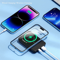 Chargeur sans fil magnétique mini haute qualité 5000 mAh, étanche, pour utilisation en extérieur, batterie externe portable