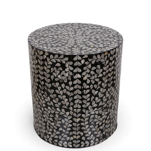 Taburetes Artesanales con Incrustaciones de Madreperla para Asientos en Apartamentos, Muebles Decorativos para Espacios de Vida Premium - Product Image 1