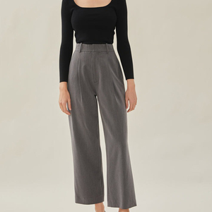 Pantalon de Costume Formel Extensible de Haute Qualité pour Femme, Coupe Droite, Style Cargo, Ajusté, pour le Bureau, Tenue Décontractée, Joggers - Product Image 2