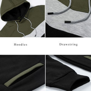 Nouveau survêtement polaire survêtement pour hommes survêtement en coton personnalisé uni lourd hommes - Product Image 3