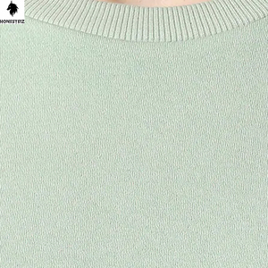 เสื้อสเวตเตอร์คอกลมคอตตอนสำหรับผู้ชายผ้าขนแกะปักไหล่รุ่นน้ำหนักลดสำหรับฤดูหนาวโลโก้ตามสั่ง300GSM 100% - Product Image 2