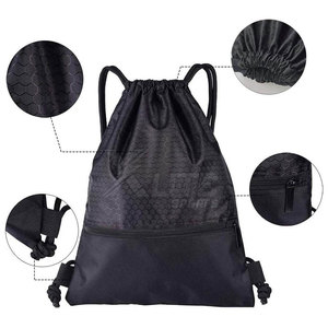 Sac de sport pliable en nylon de haute qualité, imperméable, avec cordon de serrage, coutures robustes et sécurité fiable pour le sport et les voyages - Product Image 2
