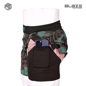 Men's High Street Style NO GI Jiu Jitsu Training <b>Shorts</b> Customizable Grappling <b>Shorts</b> with Pattern Decoration <b>Low</b> Price - Product Image 2