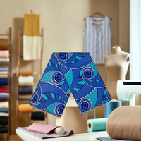 Kain Katun 100% Cetak Lilin Afrika Tenun Dobby Ramah Lingkungan 120 GSM Jas Pria Kemeja Anak Baju Bayi Gaun Tirai Rumah