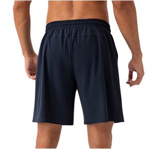 2025 nuevos pantalones cortos deportivos de verano para hombres cintura elástica gimnasio correr y baloncesto pantalones cortos patrón sólido Sprint entrenamiento ropa deportiva - Product Image 2