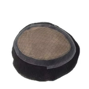 Perruque toupet en cheveux humains 100% soie Pro Remy Virgin Raw Taz Indian Hair - Product Image 6