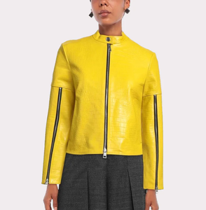 Hot 2026 modèle hommes femmes vêtements en cuir veste nouvelle mode hommes veste en cuir coupe-vent en cuir veste 2025 - Product Image 1