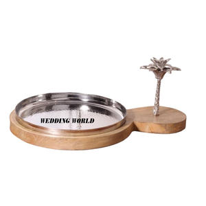 Bol à Chocolat Décoratif en Bois Fini Naturel Designer Sweet Bowl Dernière Collection Fancy New Chocolate bowl - Product Image 1