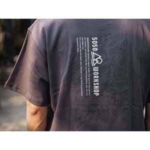 เสื้อยืดโอเวอร์ไซส์หนักโลโก้ปักลายกันรอยยับอัดอากาศได้ดีขนาด240กรัมคอลเลกชั่นทรงหลวม [รุ่นจำกัด] - Product Image 6