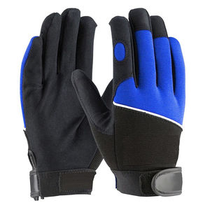 Último diseño de doble palma guantes de trabajo para el uso guantes de mecánico de cuero para la venta de diseño caliente guantes mecánicos de seguridad tamaño OEM - Product Image 1