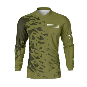 Vente en gros Nouveau design Maillot de Motocross Grande taille Maillots de vélo de course de Motocross Bas quantité minimale de commande - Product Image 5