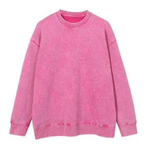 women's hoodies hoodies women women's sweatshirt Sweat Shirts Breathable Material Made Solid Color Men Acid Wash Sweatshirt - Product Image 1