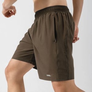 Pantalones cortos deportivos de LICRA de secado rápido para hombre con bolsillos funcionales Servicio OEM disponible - Product Image 1