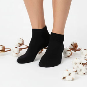 Tlemse Premium Combed Cotton Sneaker Socks for Men Women Breathable Dress Socks with Logo on Cuff High Ankle for Summer <b>Trainer</b> - Product Image 2