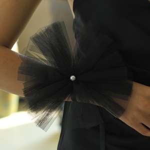 Bridella MM11-B Manches en maille ivoire légères et élégantes pour les mariages, les bals et les événements formels - Product Image 6