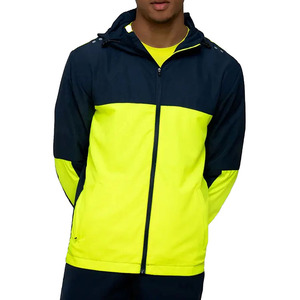 Chaqueta cortavientos con logotipo personalizado para hombre y ropa de calle impermeable, chaqueta cortavientos de nailon ligera con forro de primavera - Product Image 1