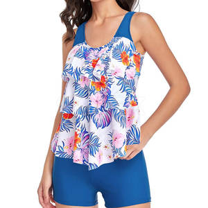 Tankinis de 2 Piezas, Traje de Baño sin Tirantes con Logotipo Frontal, Secado Rápido y Transpirable, Diseño Elegante para Piscina y Océano - Product Image 2