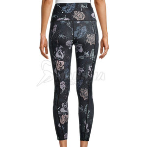 Wholesale Custom Made Design Yoga Leggings Elastic Waist High Quality OEM Service Yoga Leggings In Reasonable Price - Product Image 3